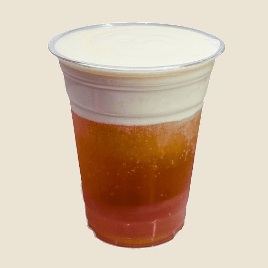 Peach Tea Yalkult Foam